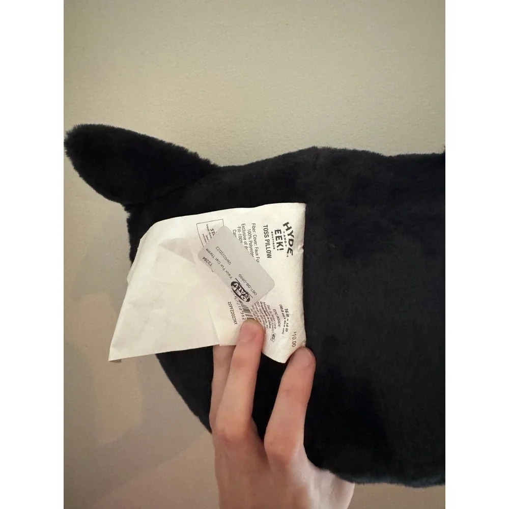 2021 Target Black Cat Hyde EEK Halloween Throw Pillow 12